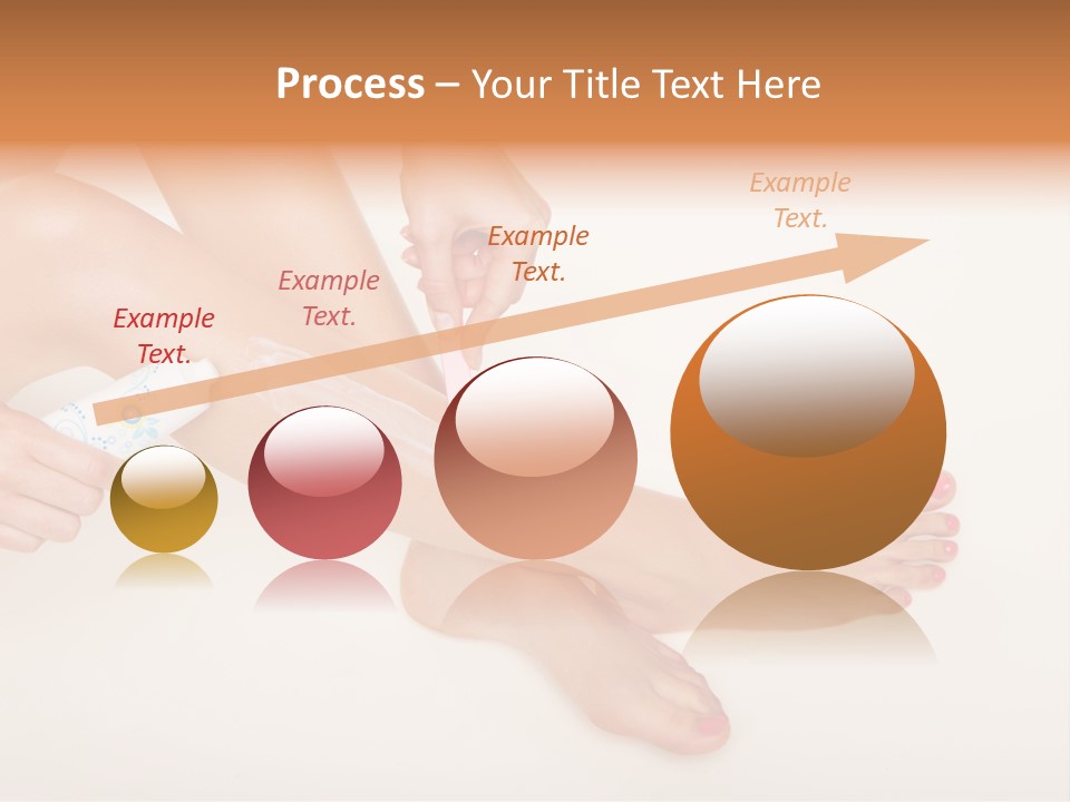 Sensual Waxing Graceful PowerPoint Template