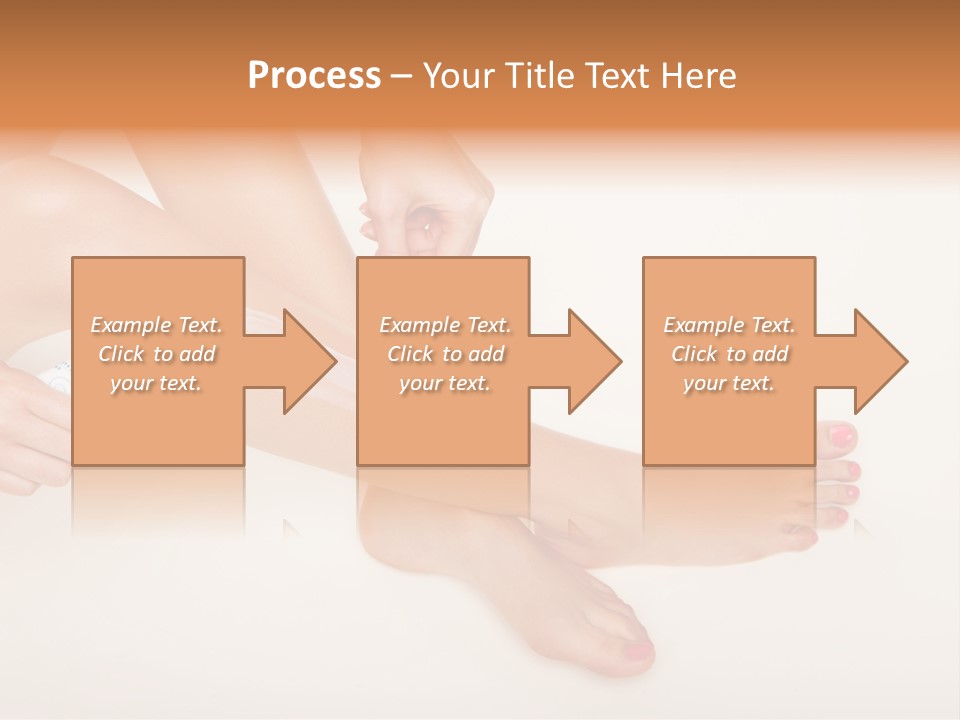 Sensual Waxing Graceful PowerPoint Template