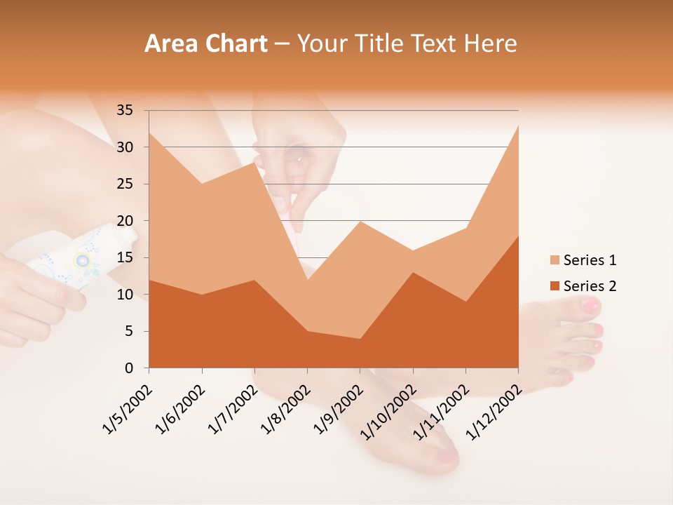 Sensual Waxing Graceful PowerPoint Template