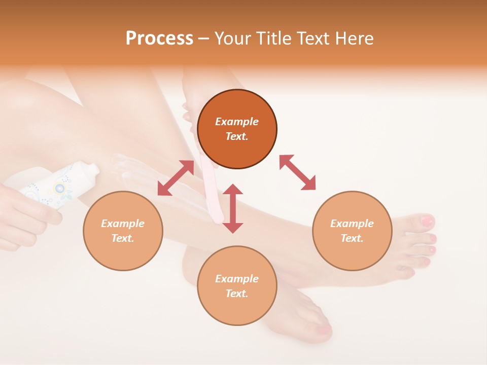 Sensual Waxing Graceful PowerPoint Template