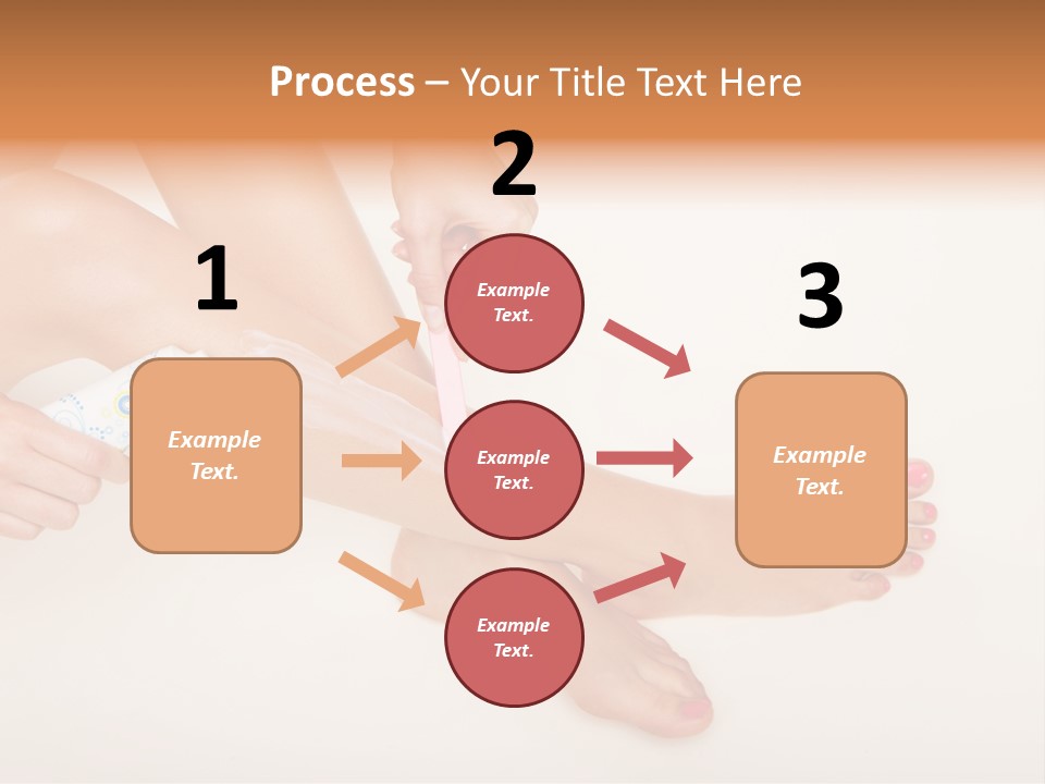 Sensual Waxing Graceful PowerPoint Template