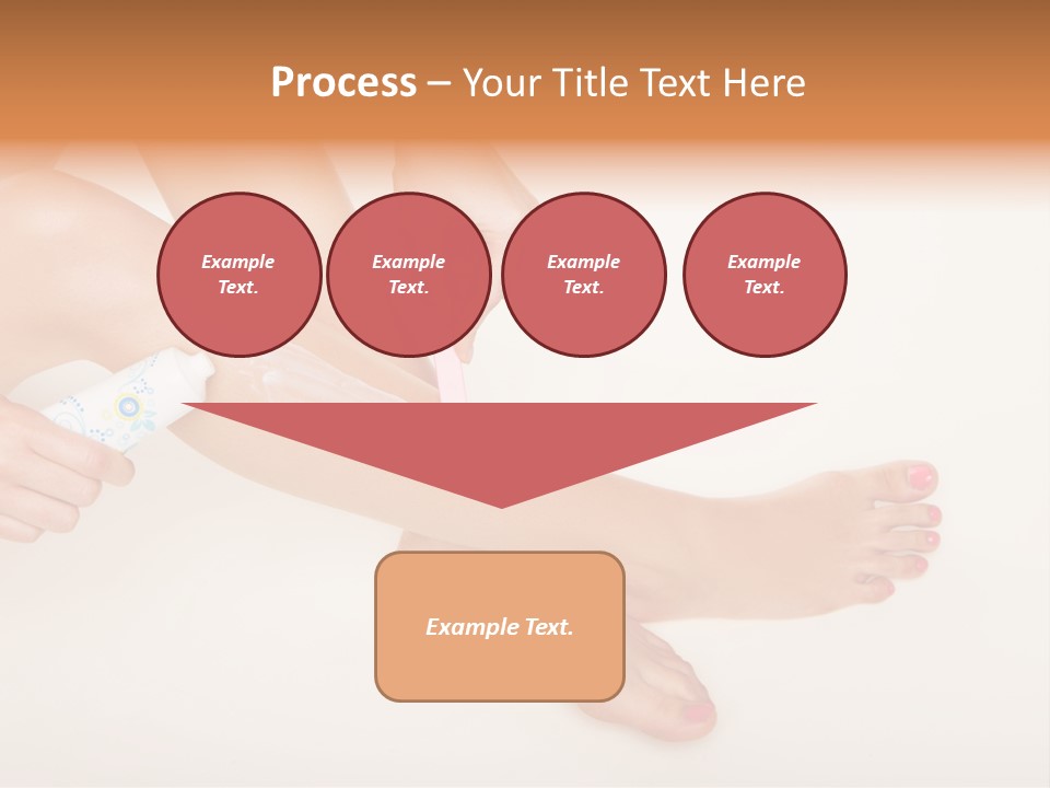 Sensual Waxing Graceful PowerPoint Template