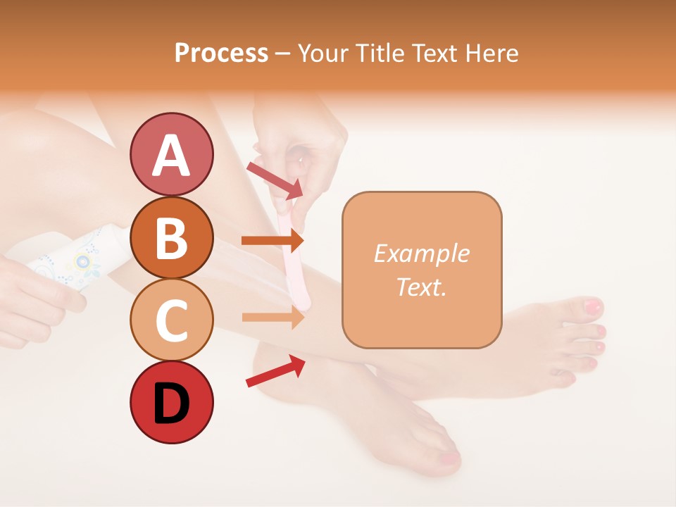 Sensual Waxing Graceful PowerPoint Template