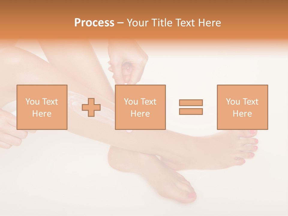 Sensual Waxing Graceful PowerPoint Template