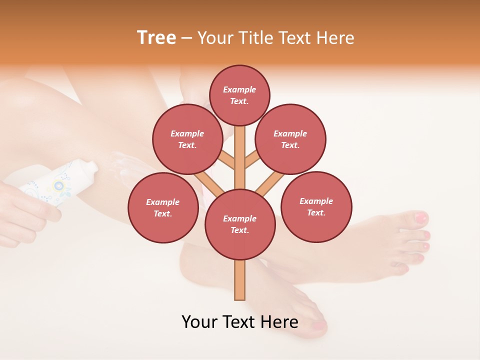 Sensual Waxing Graceful PowerPoint Template