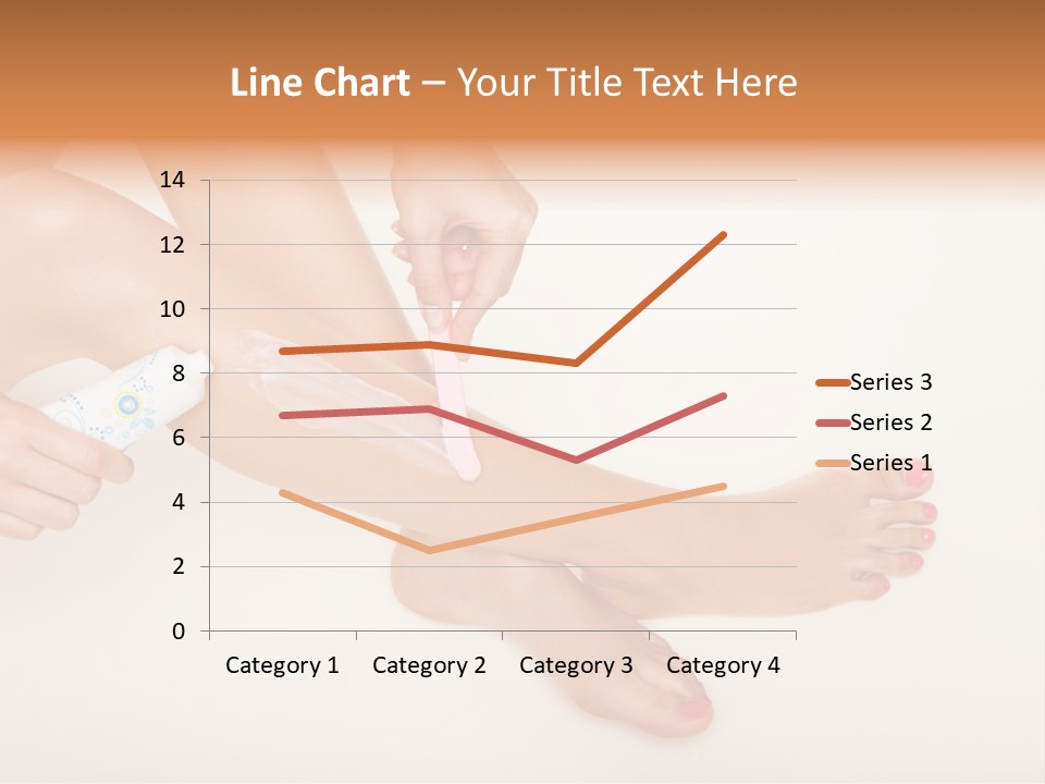 Sensual Waxing Graceful PowerPoint Template