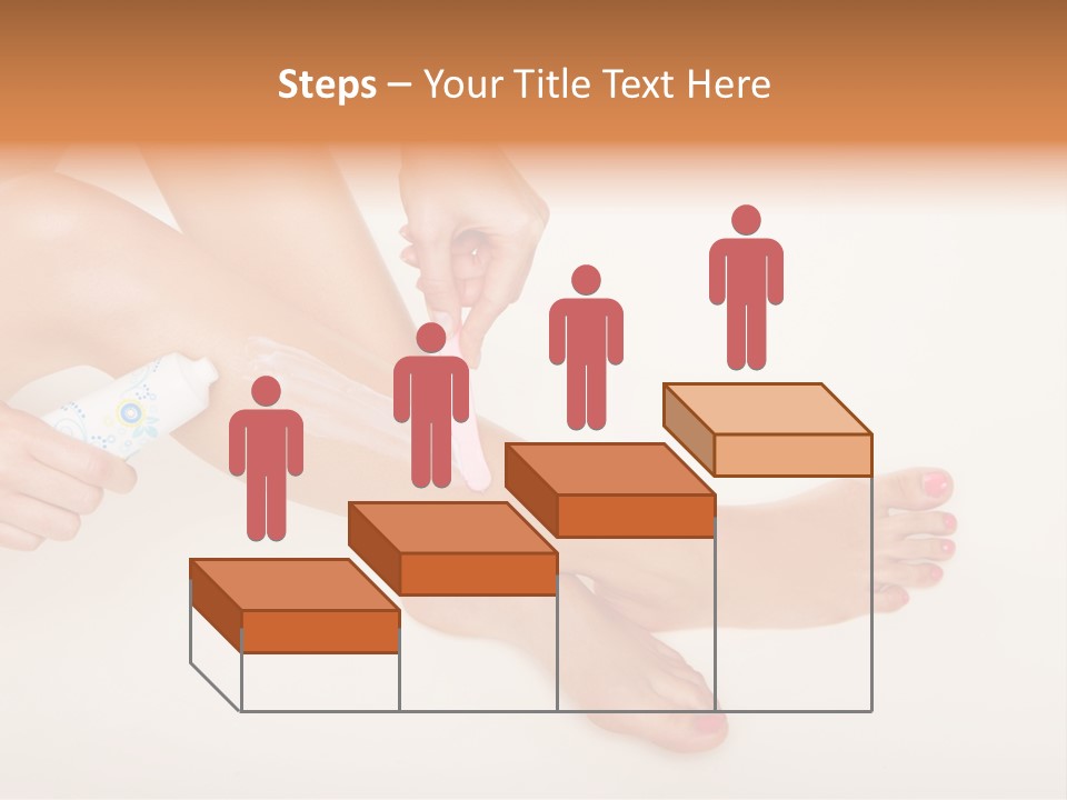 Sensual Waxing Graceful PowerPoint Template