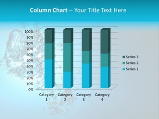 Wet Glass Surface PowerPoint Template