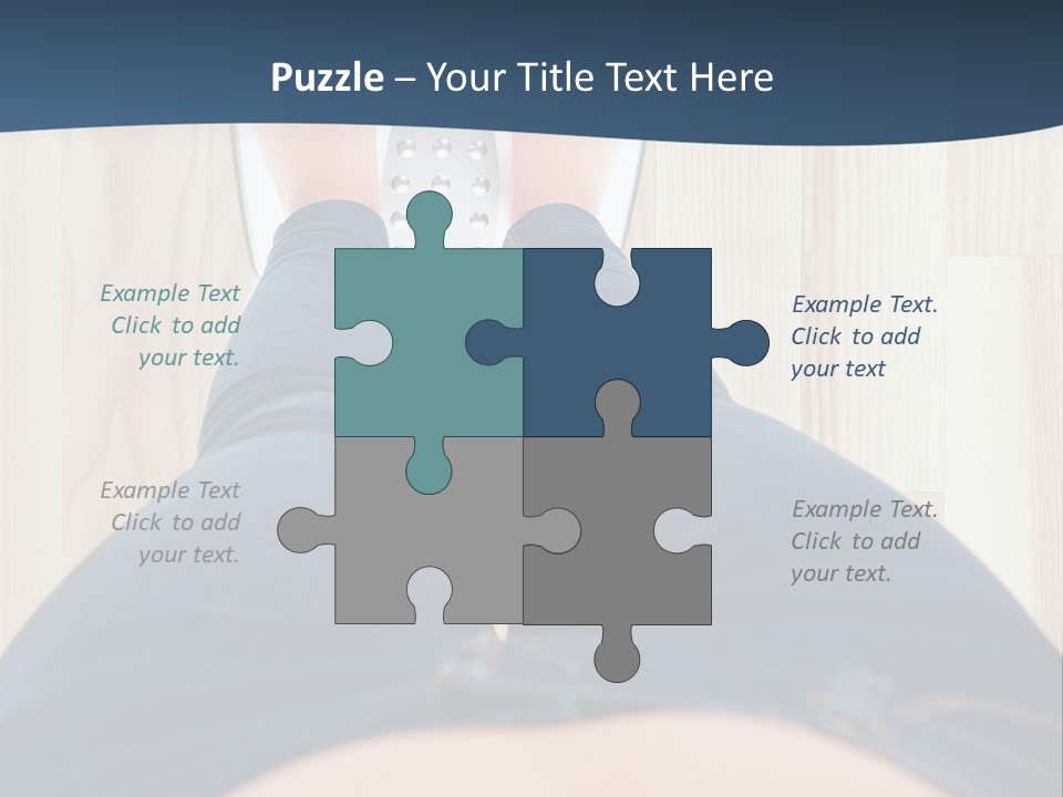 A Woman Standing On A Scale With Her Feet On The Scale PowerPoint Template