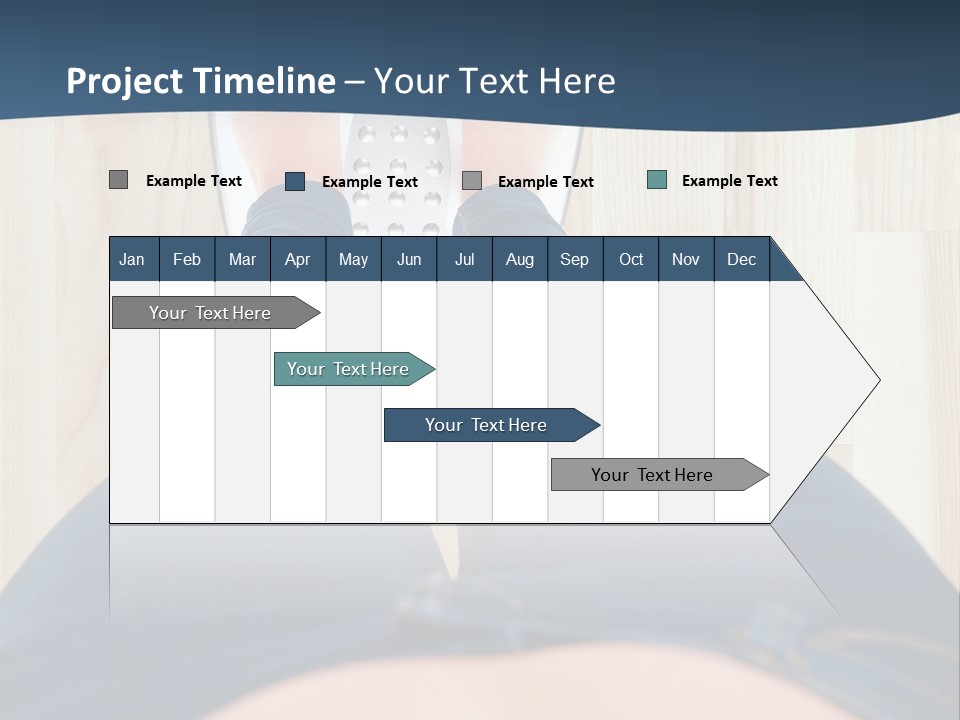 A Woman Standing On A Scale With Her Feet On The Scale PowerPoint Template