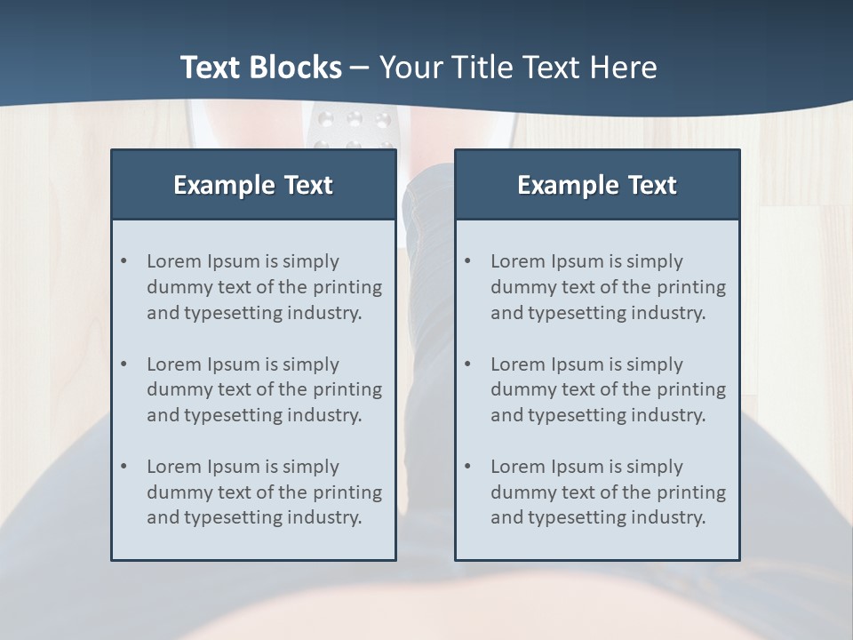 A Woman Standing On A Scale With Her Feet On The Scale PowerPoint Template