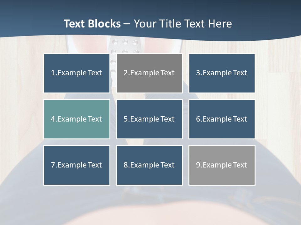 A Woman Standing On A Scale With Her Feet On The Scale PowerPoint Template
