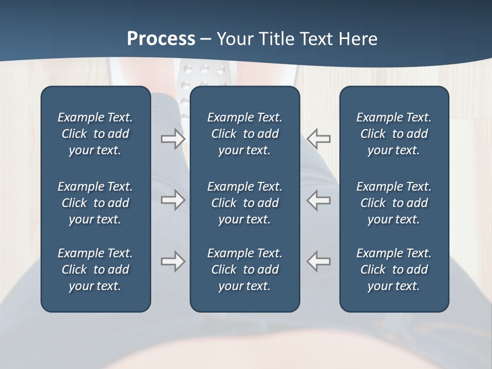 A Woman Standing On A Scale With Her Feet On The Scale PowerPoint Template