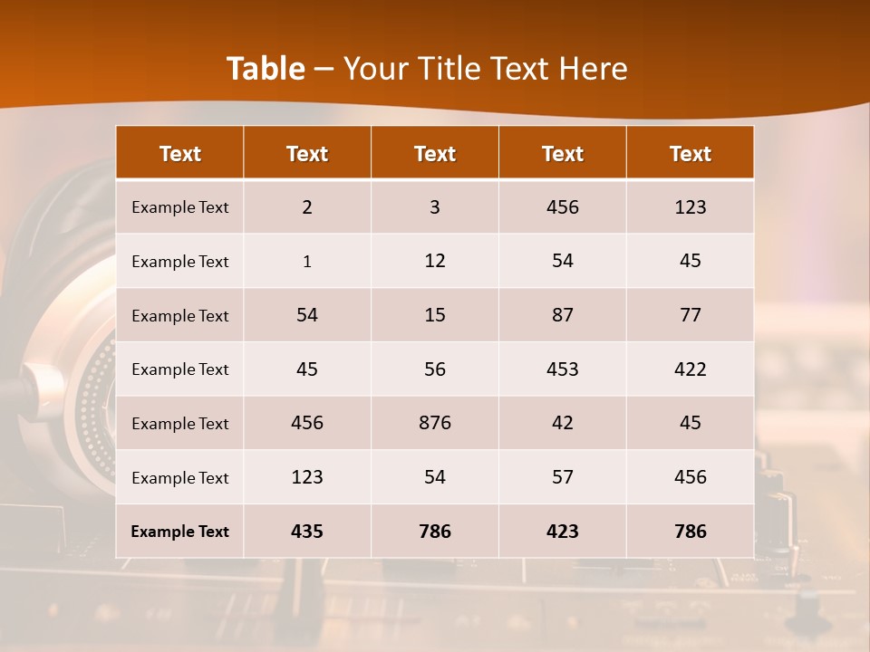 Pepper Vegetarian Cannellini PowerPoint Template