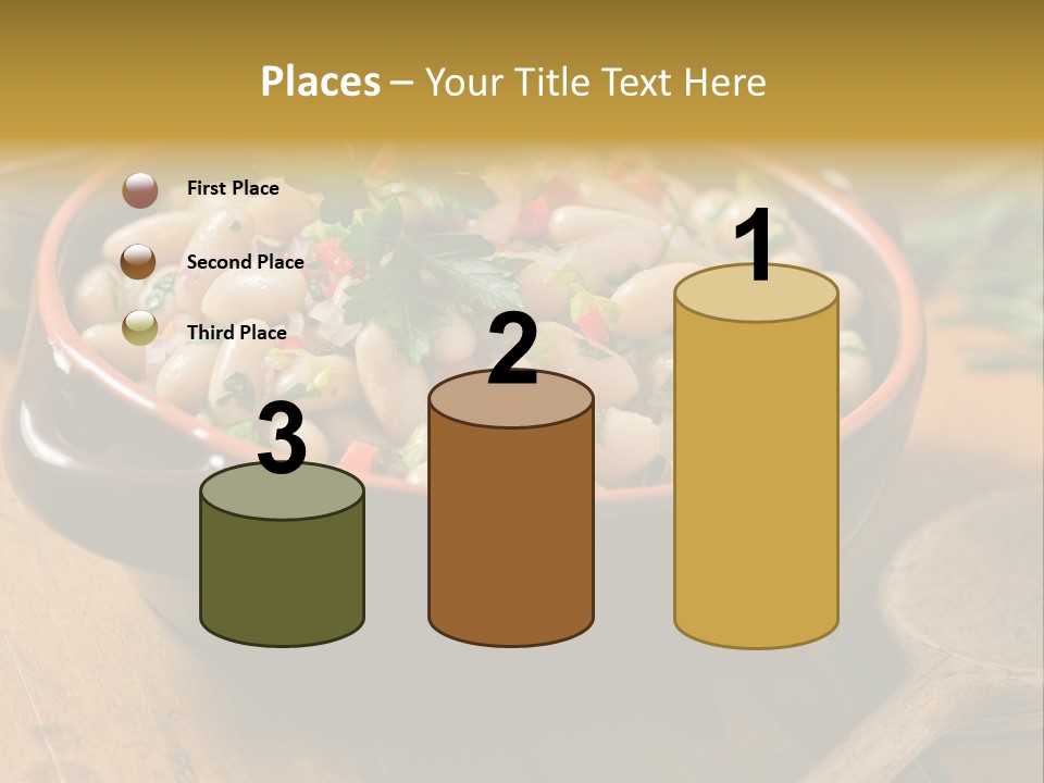 Pepper Vegetarian Cannellini PowerPoint Template