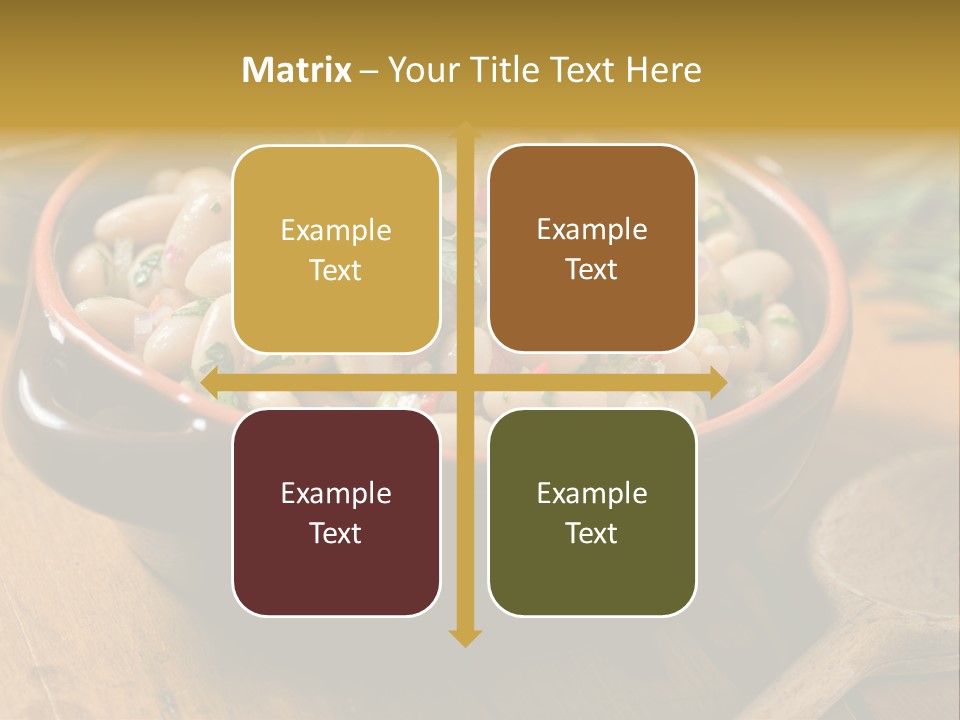 Pepper Vegetarian Cannellini PowerPoint Template