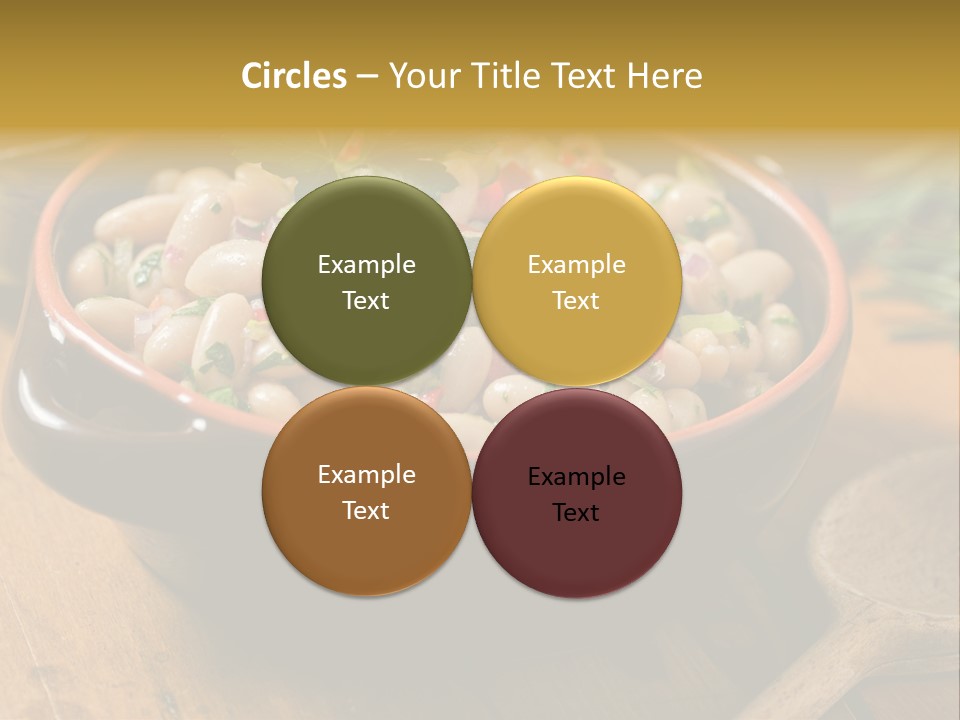 Pepper Vegetarian Cannellini PowerPoint Template