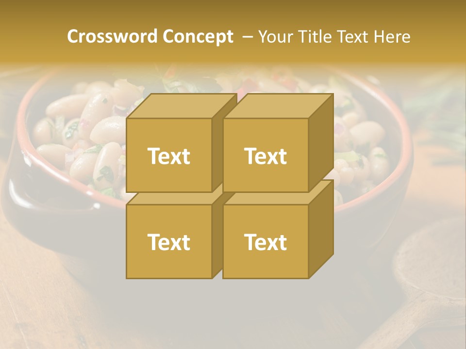 Pepper Vegetarian Cannellini PowerPoint Template