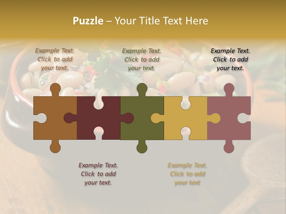 Pepper Vegetarian Cannellini PowerPoint Template