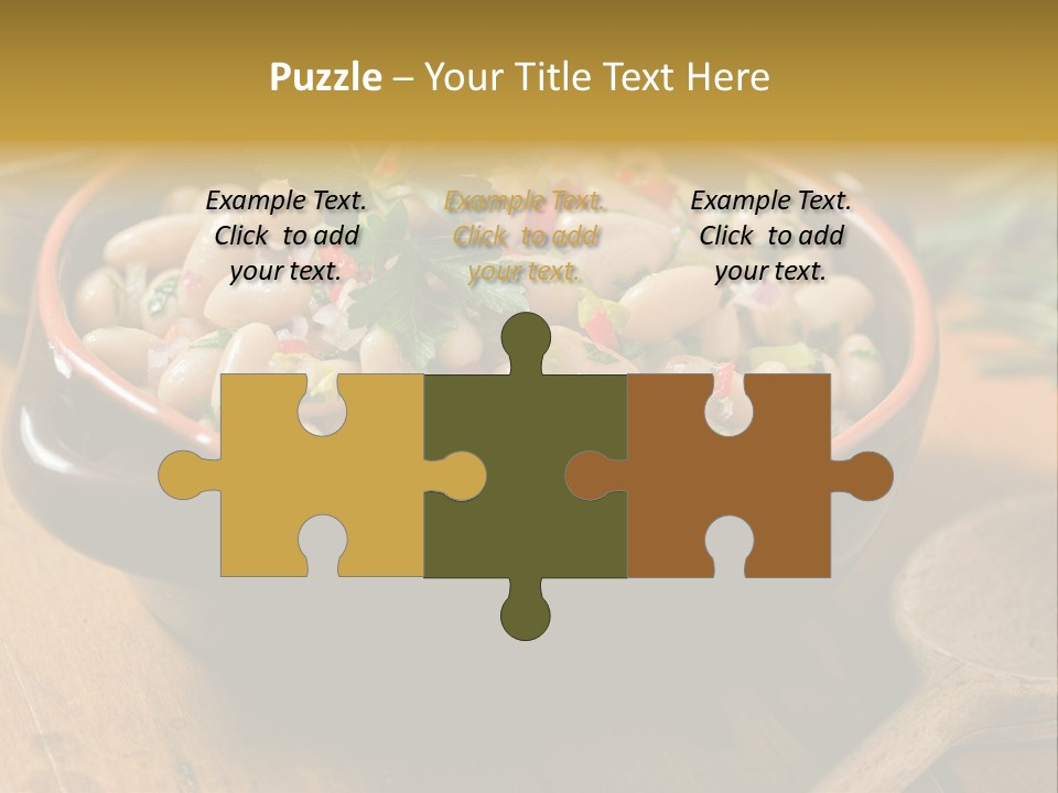 Pepper Vegetarian Cannellini PowerPoint Template