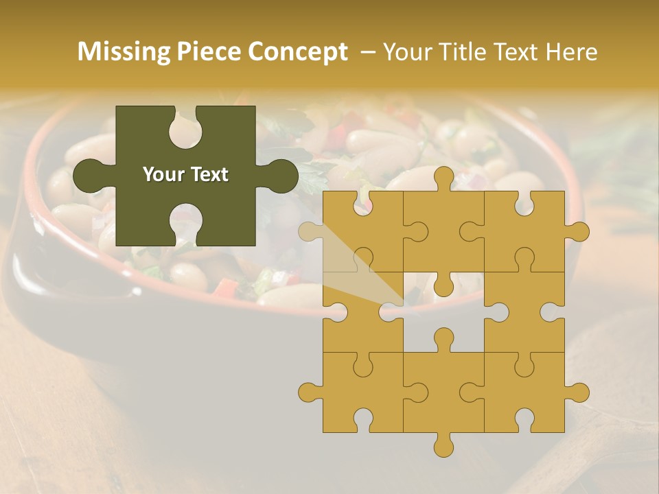 Pepper Vegetarian Cannellini PowerPoint Template