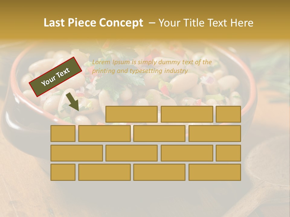 Pepper Vegetarian Cannellini PowerPoint Template