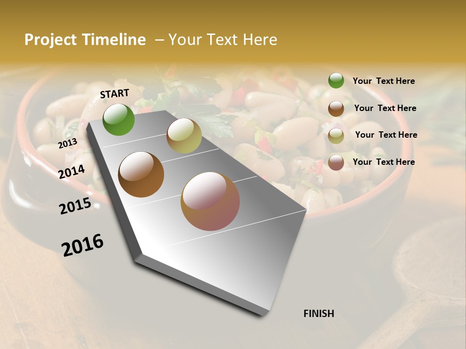 Pepper Vegetarian Cannellini PowerPoint Template