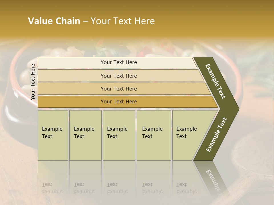 Pepper Vegetarian Cannellini PowerPoint Template