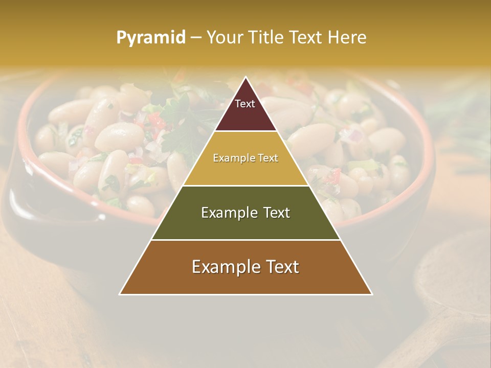 Pepper Vegetarian Cannellini PowerPoint Template