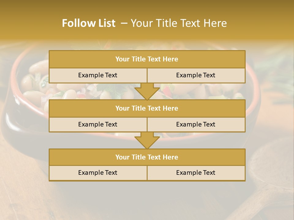Pepper Vegetarian Cannellini PowerPoint Template