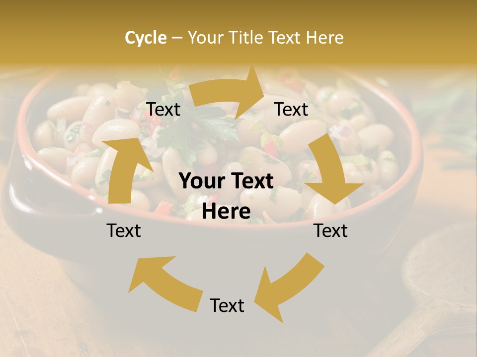 Pepper Vegetarian Cannellini PowerPoint Template