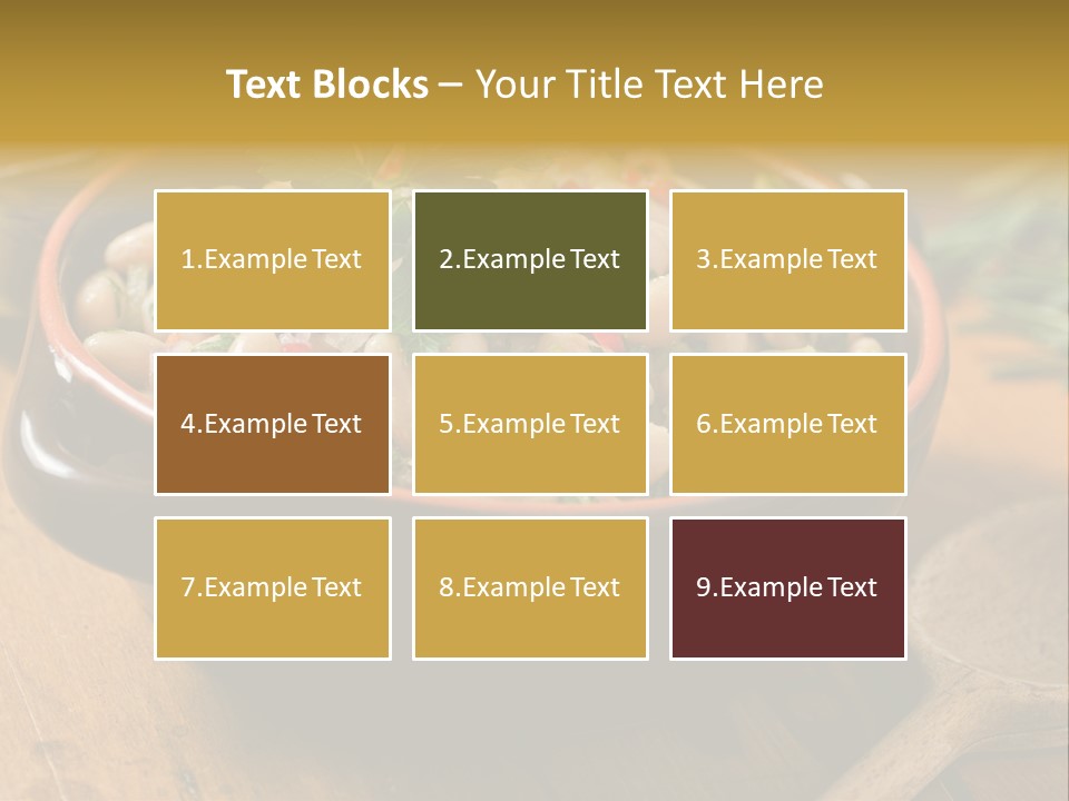 Pepper Vegetarian Cannellini PowerPoint Template