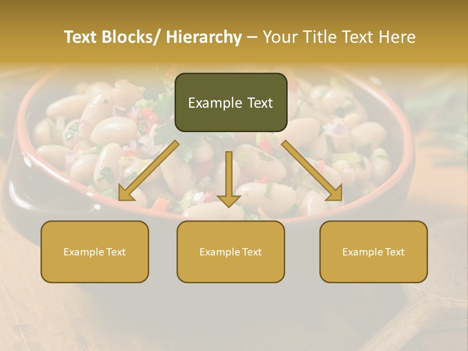 Pepper Vegetarian Cannellini PowerPoint Template