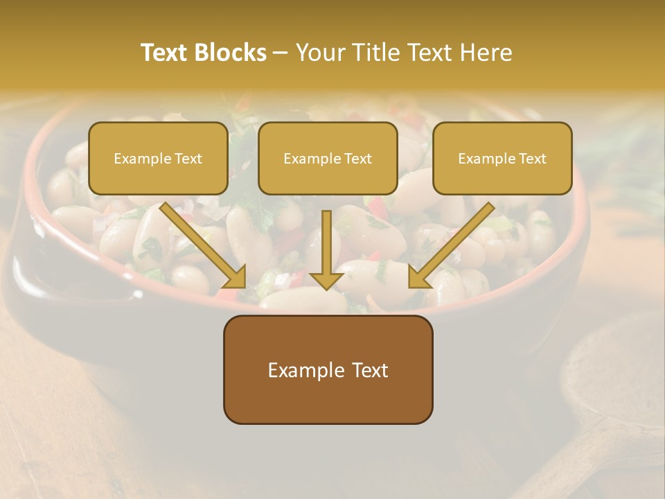 Pepper Vegetarian Cannellini PowerPoint Template