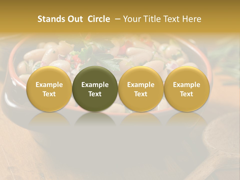 Pepper Vegetarian Cannellini PowerPoint Template