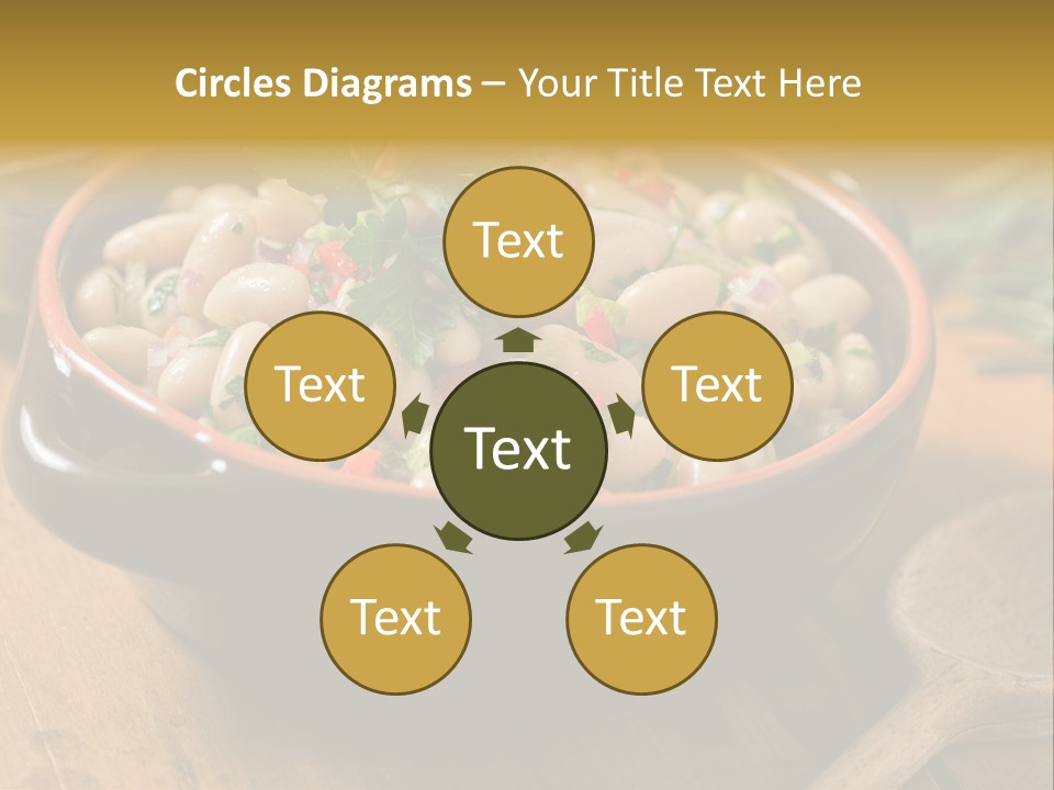 Pepper Vegetarian Cannellini PowerPoint Template