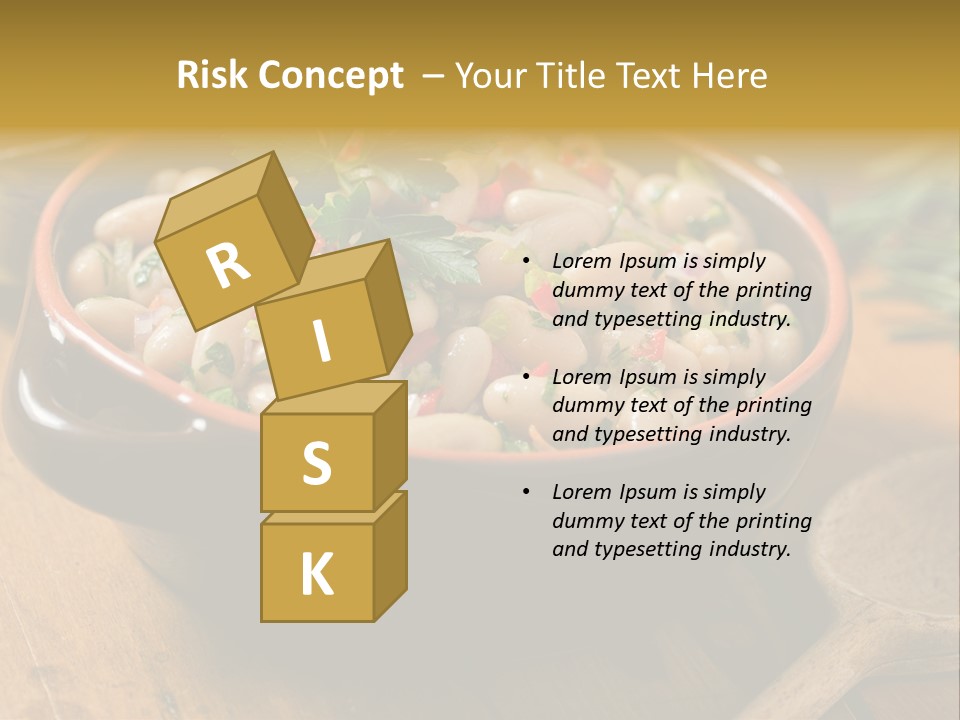 Pepper Vegetarian Cannellini PowerPoint Template