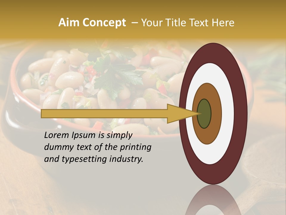 Pepper Vegetarian Cannellini PowerPoint Template