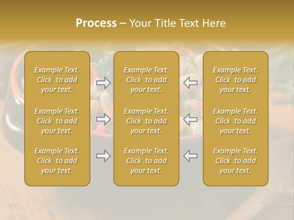 Pepper Vegetarian Cannellini PowerPoint Template