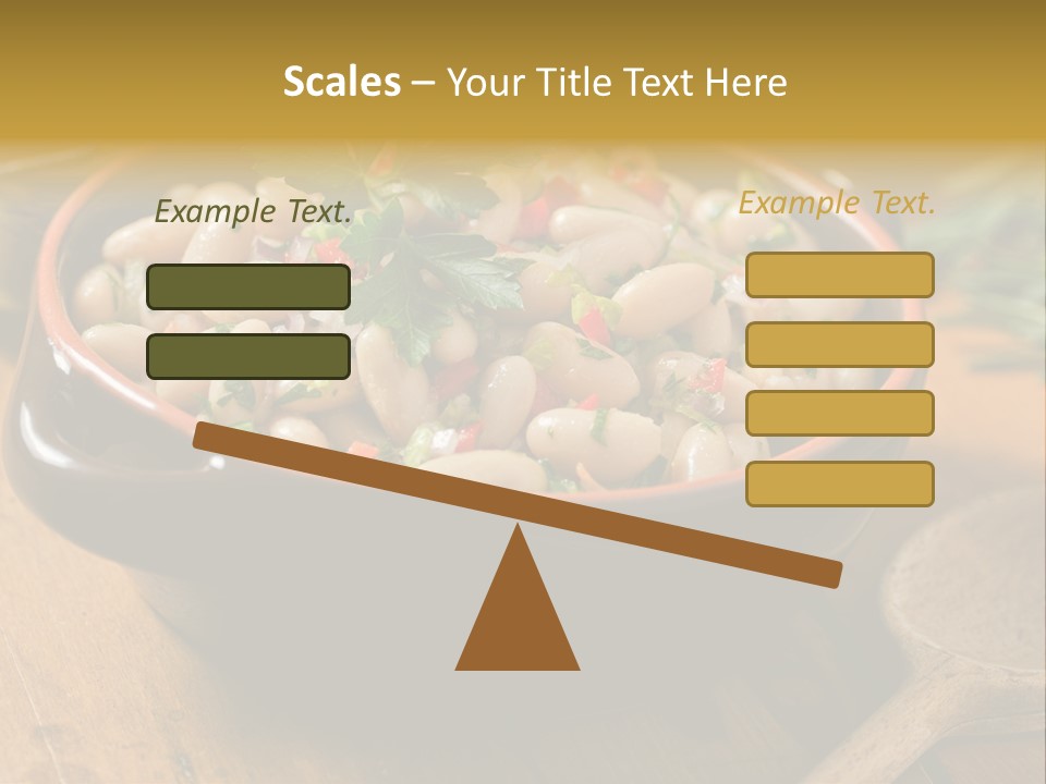 Pepper Vegetarian Cannellini PowerPoint Template