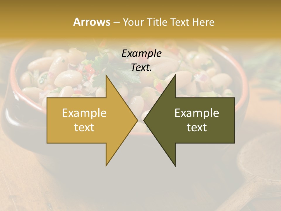 Pepper Vegetarian Cannellini PowerPoint Template