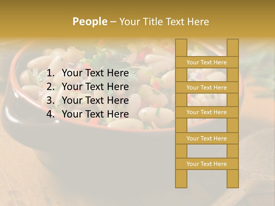 Pepper Vegetarian Cannellini PowerPoint Template