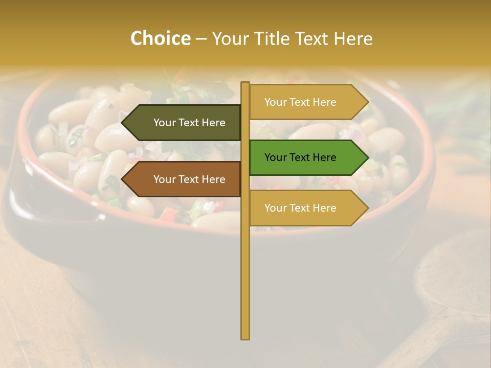 Pepper Vegetarian Cannellini PowerPoint Template