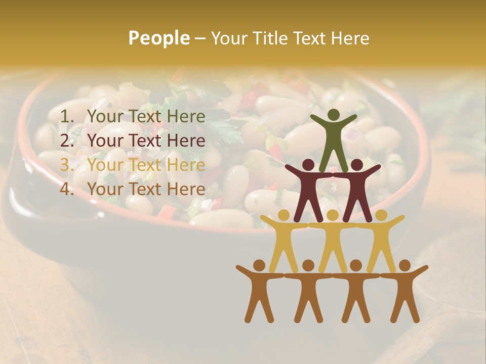 Pepper Vegetarian Cannellini PowerPoint Template