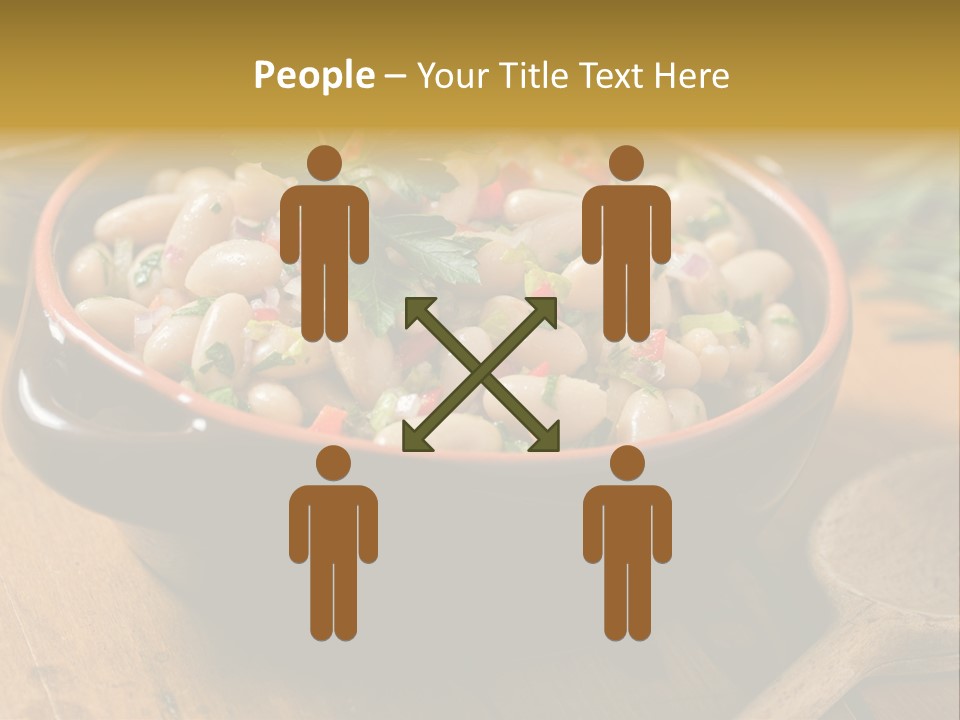 Pepper Vegetarian Cannellini PowerPoint Template