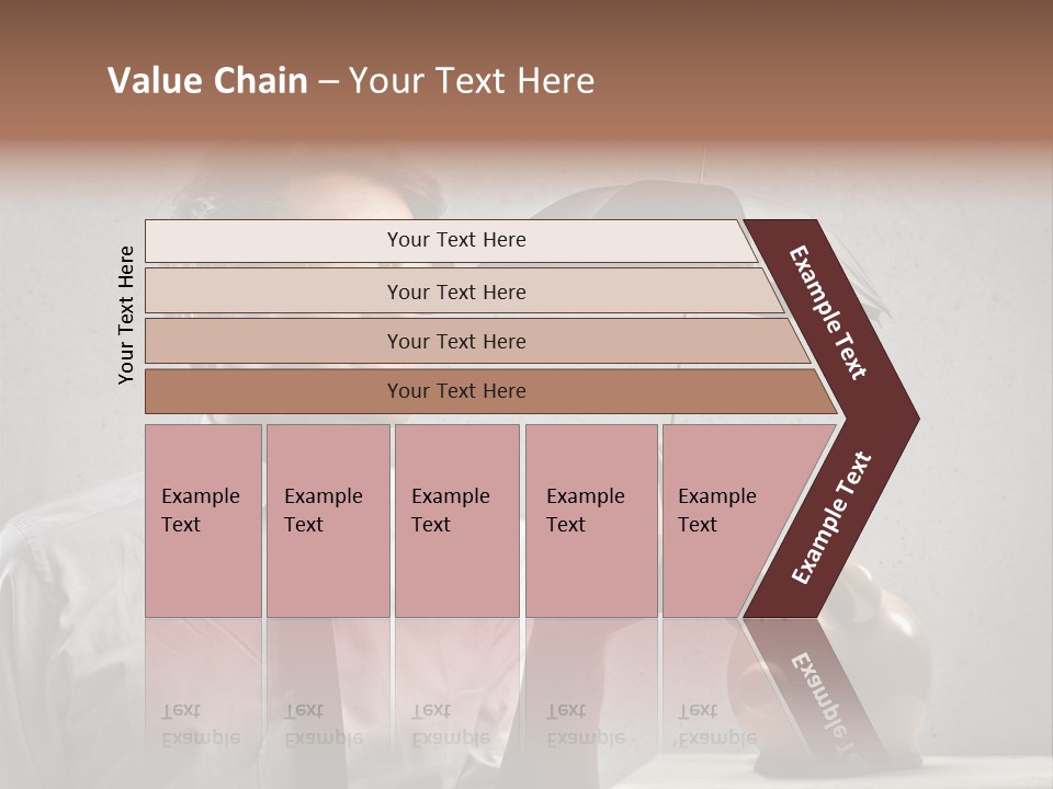 Businessman Box Earn PowerPoint Template