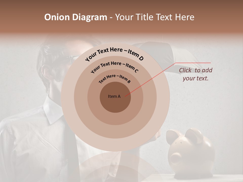 Businessman Box Earn PowerPoint Template