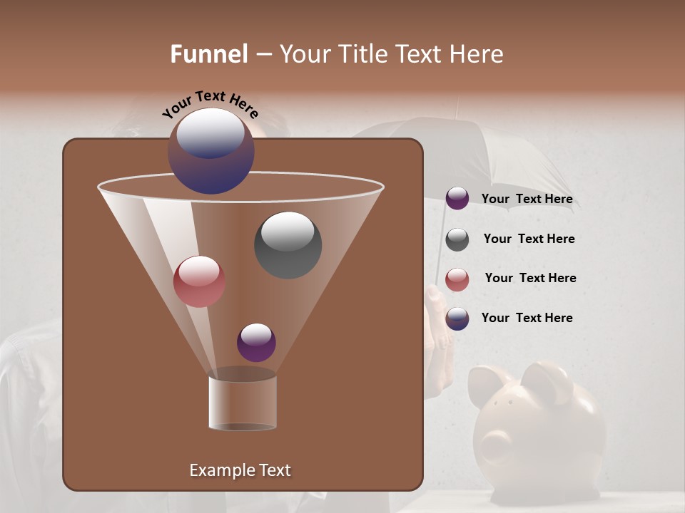 Businessman Box Earn PowerPoint Template