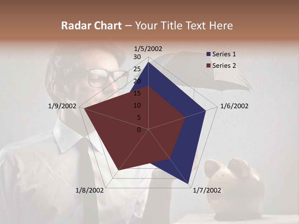 Businessman Box Earn PowerPoint Template