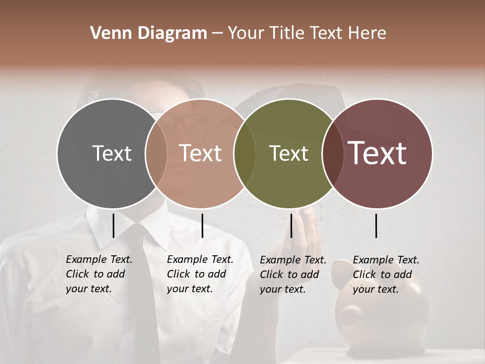 Businessman Box Earn PowerPoint Template